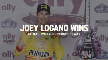 Joey Logano Wins at Nashville Superspeedway