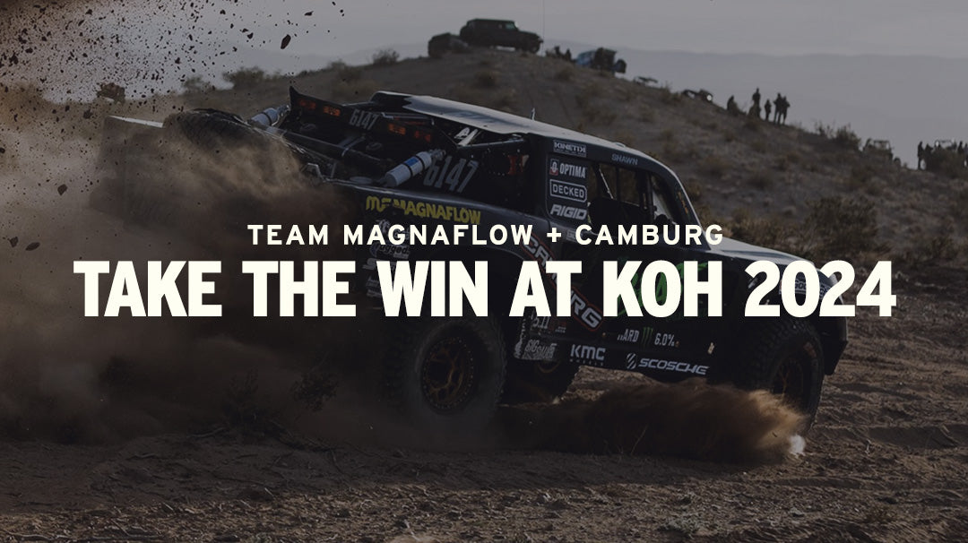 Team MagnaFlow + Camburg Strikes Back and Wins King of the Hammers 2024!