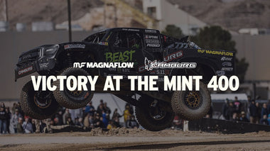 Victory at the MINT 400 2024 - Team MagnaFlow Camburg