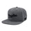 Flow Stamp Snapback Hat - Dark Heather