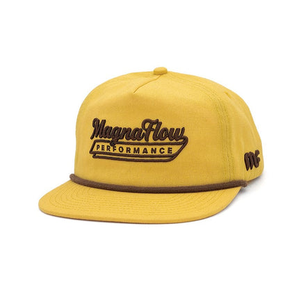 Rope Canvas Snapback Hat - Camel