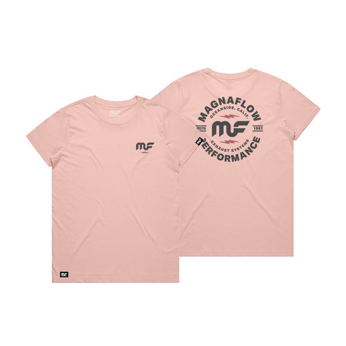 MagnaFlow Women’s “Flow Stamp” T-Shirt – Pink
