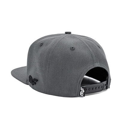 Flow Stamp Snapback Hat - Dark Heather