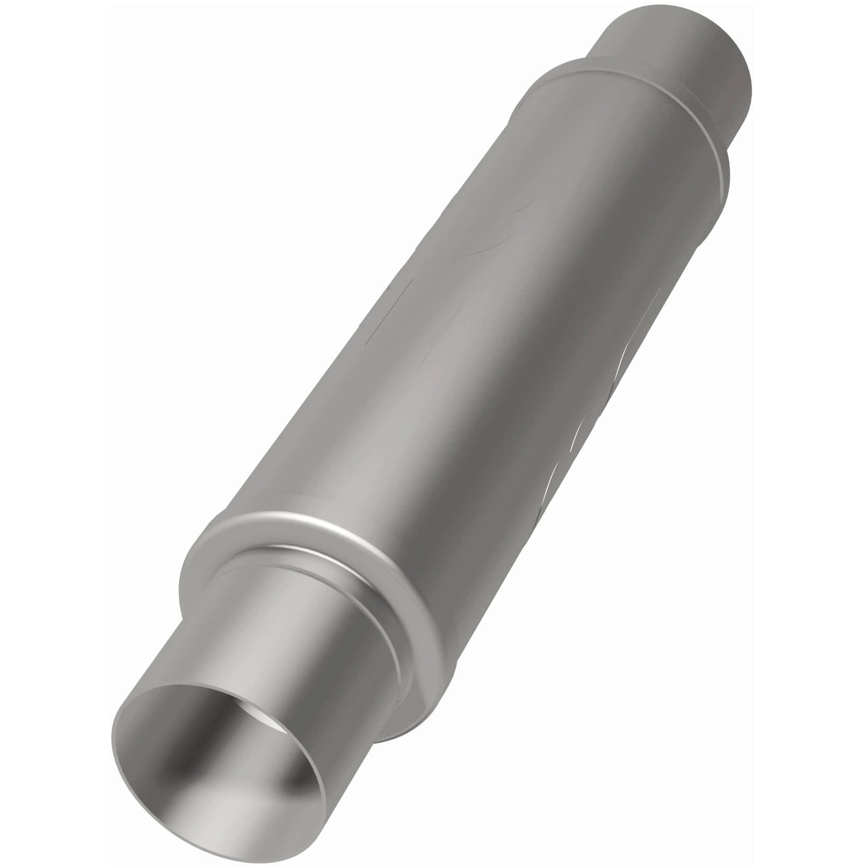 MagnaFlow 4 in. x 14 in. Round Straight-Through Performance Exhaust Mu