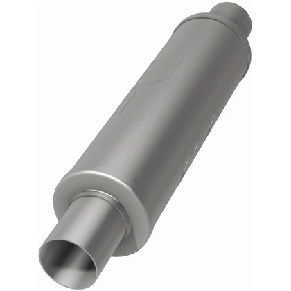 MagnaFlow 4 in. x 14 in. Round Straight-Through Performance Exhaust Muffler 10445
