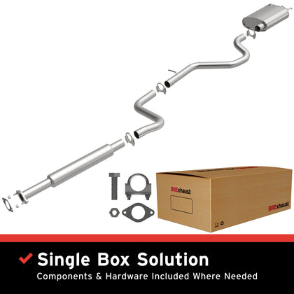 BRExhaust 2005-2009 Buick LaCrosse 3.8L / 2005-2009 Buick Allure 3.8L Direct-Fit Exhaust System Kit 106-0013