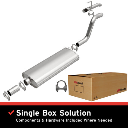 BRExhaust 1999-2004 Jeep Grand Cherokee 4.7L / 1999-2004 Jeep Grand Cherokee 4.0L Direct-Fit Exhaust System Kit 106-0018