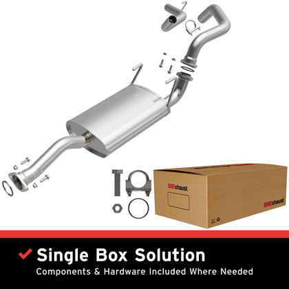 BRExhaust 1999-2002 Toyota 4Runner 3.4L | 1999-2000 Toyota 4Runner 2.7L Direct-Fit Exhaust System Kit 106-0022