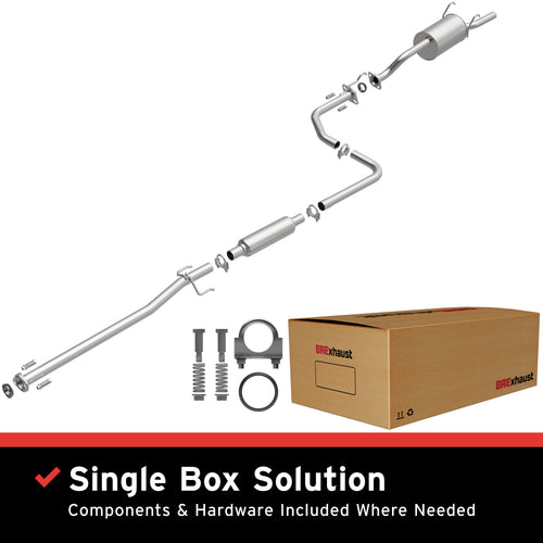 BRExhaust 1996-2000 Honda Civic 1.6L Direct-Fit Exhaust System Kit 106-0034