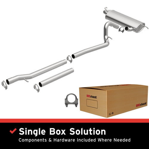 BRExhaust 2007-2011 Jeep Wrangler 3.8L Direct-Fit Exhaust System Kit 106-0045
