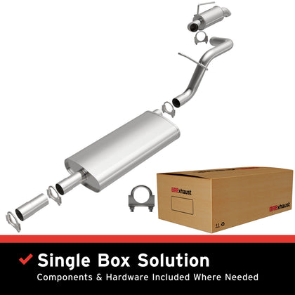 BRExhaust 2007-2011 Dodge Nitro 3.7L | 2008-2012 Jeep Liberty 3.7L Direct-Fit Exhaust System Kit 106-0047