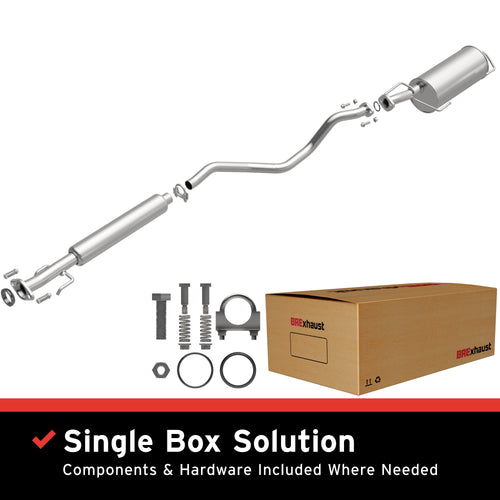 BRExhaust 2007-2012 Nissan Versa 1.8L | 2009-2011 Nissan Versa 1.6L Direct-Fit Exhaust System Kit 106-0057