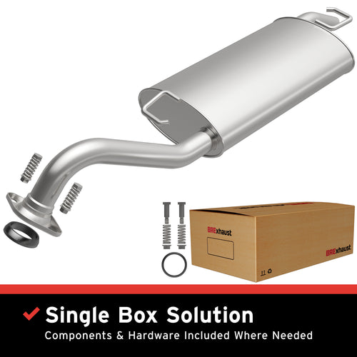 BRExhaust 2005-2008 Toyota Corolla 1.8L Direct-Fit Exhaust System Kit 106-0060