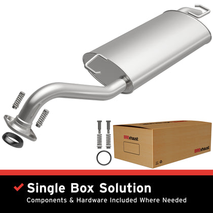 BRExhaust 2005-2008 Toyota Corolla 1.8L Direct-Fit Exhaust System Kit 106-0060