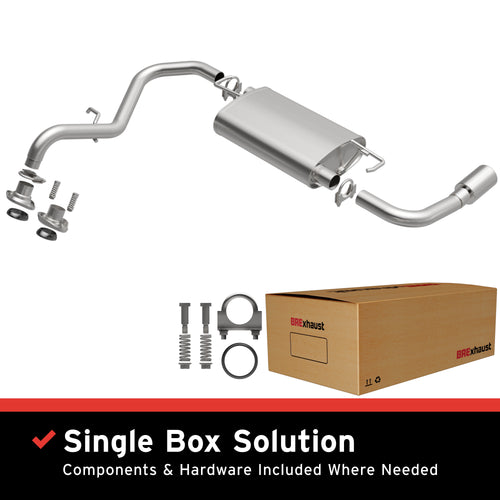 BRExhaust 2003-2008 Pontiac Vibe 1.8L | 2003-2008 Toyota Matrix 1.8L Direct-Fit Exhaust System Kit 106-0061