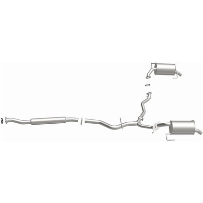 BRExhaust 2005-2009 Subaru Outback 2.5L Direct-Fit Exhaust System Kit 106-0068