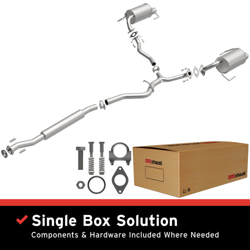 BRExhaust 2005-2009 Subaru Legacy 2.5L Direct-Fit Exhaust System Kit 106-0069