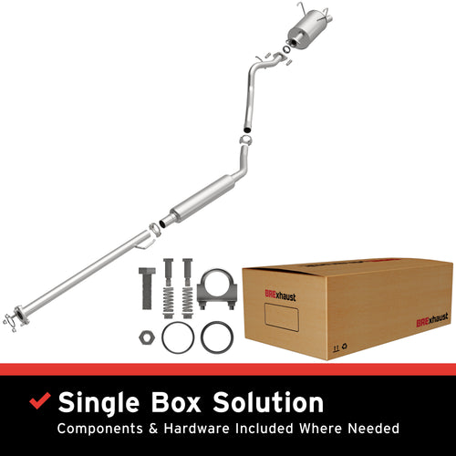 BRExhaust 1997-2001 Honda CR-V 2.0L Direct-Fit Exhaust System Kit 106-0074