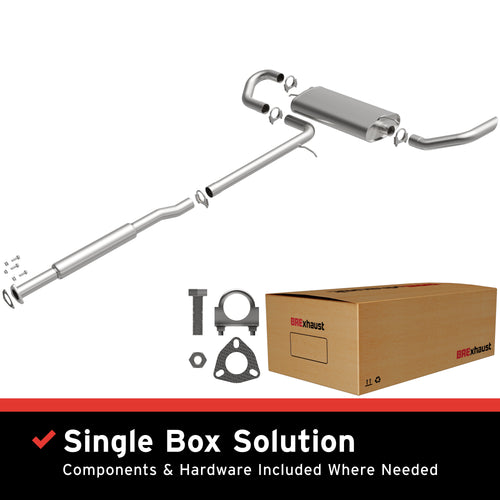 BRExhaust 2005-2006 Chevrolet Equinox 3.4L | 2006 Pontiac Torrent 3.4L Direct-Fit Exhaust System Kit 106-0079