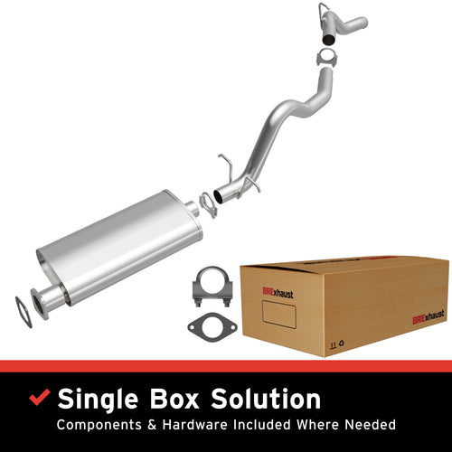 BRExhaust 2000-2005 Chevrolet Blazer 4.3L | 2000-2002 GMC Jimmy 4.3L Direct-Fit Exhaust System Kit 106-0091