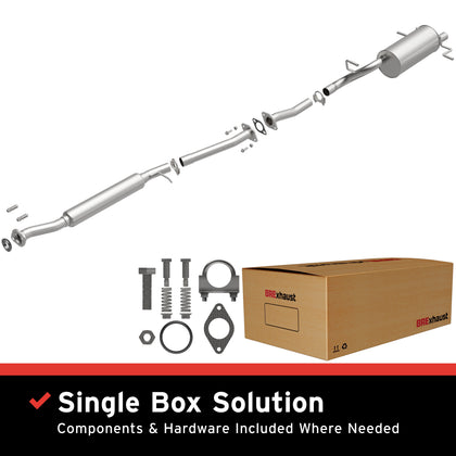 BRExhaust 2006-2007 Subaru Impreza 2.5L | 2006 Saab 9-2X 2.5L Direct-Fit Exhaust System Kit 106-0093