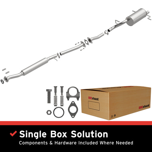 BRExhaust 2006-2007 Subaru Impreza 2.5L | 2006 Saab 9-2X 2.5L Direct-Fit Exhaust System Kit 106-0093