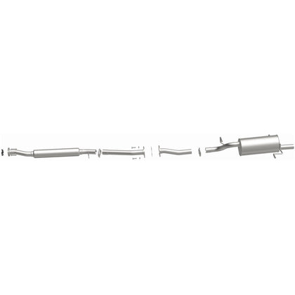 BRExhaust 2006-2007 Subaru Impreza 2.5L | 2006 Saab 9-2X 2.5L Direct-Fit Exhaust System Kit 106-0093