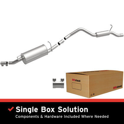 BRExhaust 2010-2013 Ford Transit Connect 2.0L Direct-Fit Exhaust System Kit 106-0107