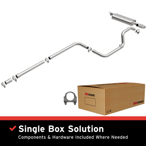 BRExhaust 2000-2005 Dodge Neon 2.0L | 2000-2001 Plymouth Neon 2.0L Direct-Fit Exhaust System Kit 106-0118