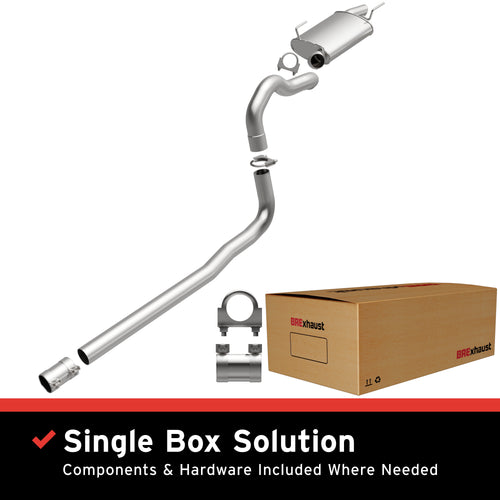 BRExhaust 2005-2009 Ford Mustang 4.0L Direct-Fit Exhaust System Kit 106-0122