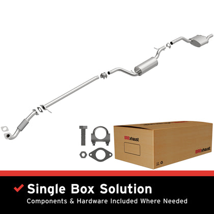 BRExhaust 2000-2004 Ford Focus 2.0L Direct-Fit Exhaust System Kit 106-0125