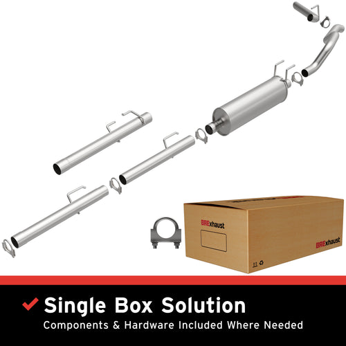 BRExhaust 2006-2008 Dodge Ram 1500 3.7L | 2006-2008 Dodge Ram 1500 4.7L Direct-Fit Exhaust System Kit 106-0132