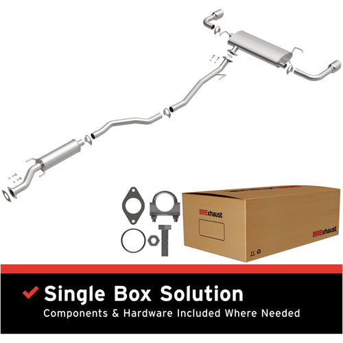 BRExhaust 2009-2024 Nissan Murano 3.5L Direct-Fit Exhaust System Kit 106-0137
