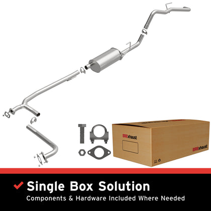BRExhaust 2009-2012 Suzuki Equator 4.0L | 2007-2018 Nissan Frontier 4.0L Direct-Fit Exhaust System Kit 106-0144