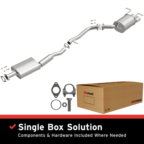 BRExhaust 2003-2004 INFINITI G35 3.5L Direct-Fit Exhaust System Kit 106-0160