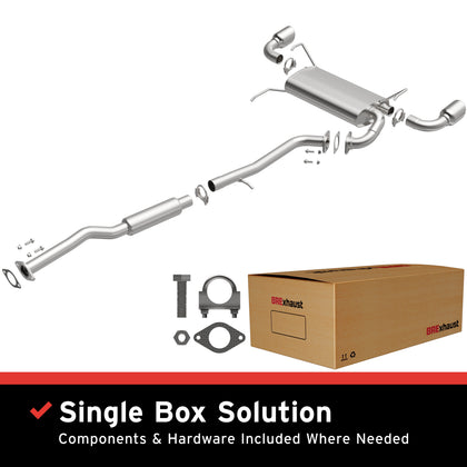 BRExhaust 2003-2007 INFINITI G35 3.5L Direct-Fit Exhaust System Kit 106-0173