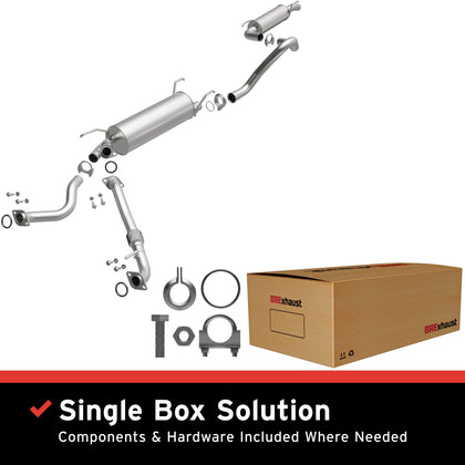 BRExhaust 1998-2006 Lexus LX470 4.7L | 1998-2006 Toyota Land Cruiser 4.7L Direct-Fit Exhaust System Kit 106-0176