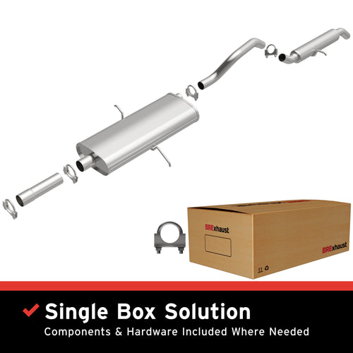 BRExhaust 2001-2007 Chrysler Town & Country 3.3L | 2001-2005 Dodge Grand Caravan 3.3L Direct-Fit Exhaust System Kit 106-0185
