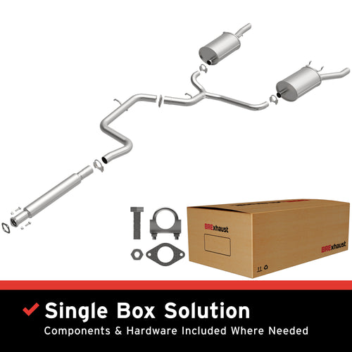BRExhaust 2006-2011 Chevrolet Impala 3.9L | 2006-2009 Chevrolet Impala 5.3L Direct-Fit Exhaust System Kit 106-0206