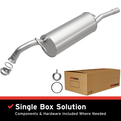 BRExhaust 2000-2005 Toyota Echo 1.5L Direct-Fit Exhaust System Kit 106-0209