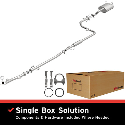 BRExhaust 1992-1995 Honda Civic CX 1.5L Direct-Fit Exhaust System Kit 106-0215