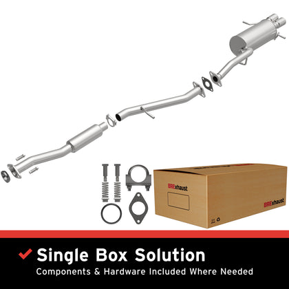 BRExhaust 2002-2004 Subaru Impreza 2.0L Direct-Fit Exhaust System Kit 106-0233