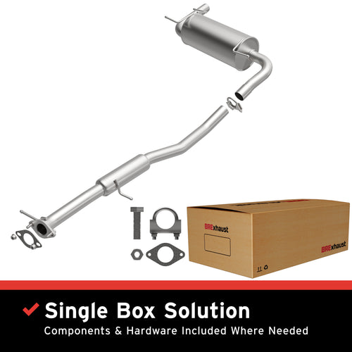 BRExhaust 1990-1993 Mazda Miata 1.6L | 1994-1995 Mazda Miata 1.8L Direct-Fit Exhaust System Kit 106-0246
