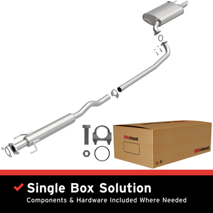 BRExhaust 2002-2006 Toyota Camry 2.4L Direct-Fit Exhaust System Kit 106-0262