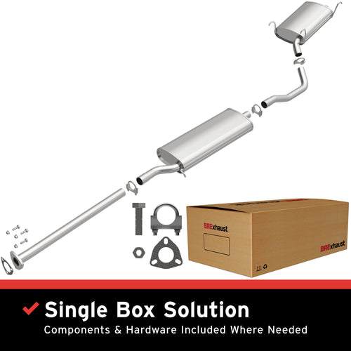 BRExhaust 2003 Acura MDX 3.5L | 2005-2008 Honda Pilot 3.5L Direct-Fit Exhaust System Kit 106-0277