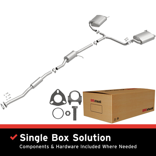 BRExhaust 2003-2007 Honda Accord 3.0L Direct-Fit Exhaust System Kit 106-0293