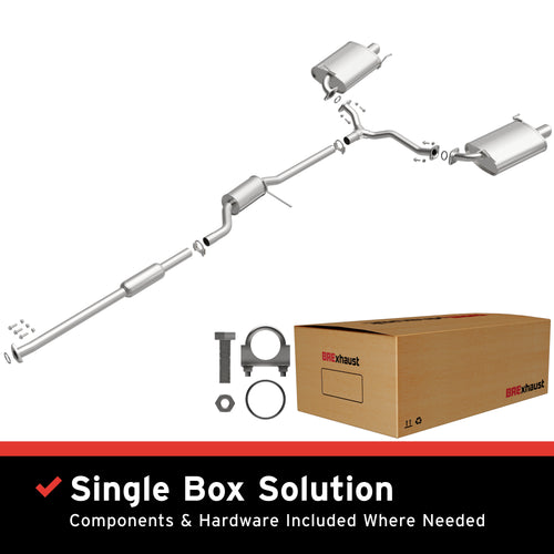 BRExhaust 2001-2003 Acura CL 3.2L / 1999-2003 Acura TL 3.2L Direct-Fit Exhaust System Kit 106-0307