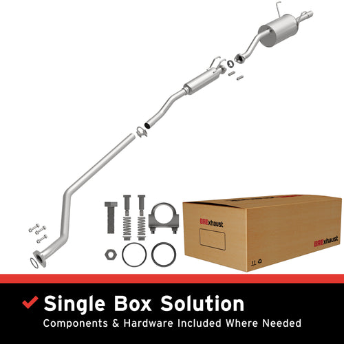 BRExhaust 2001-2005 Acura EL 1.7L | 2001-2005 Honda Civic 1.7L Direct-Fit Exhaust System Kit 106-0312
