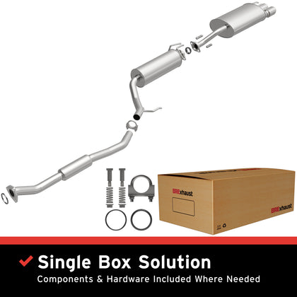 BRExhaust 2006-2011 Acura CSX 2.0L Direct-Fit Exhaust System Kit 106-0313