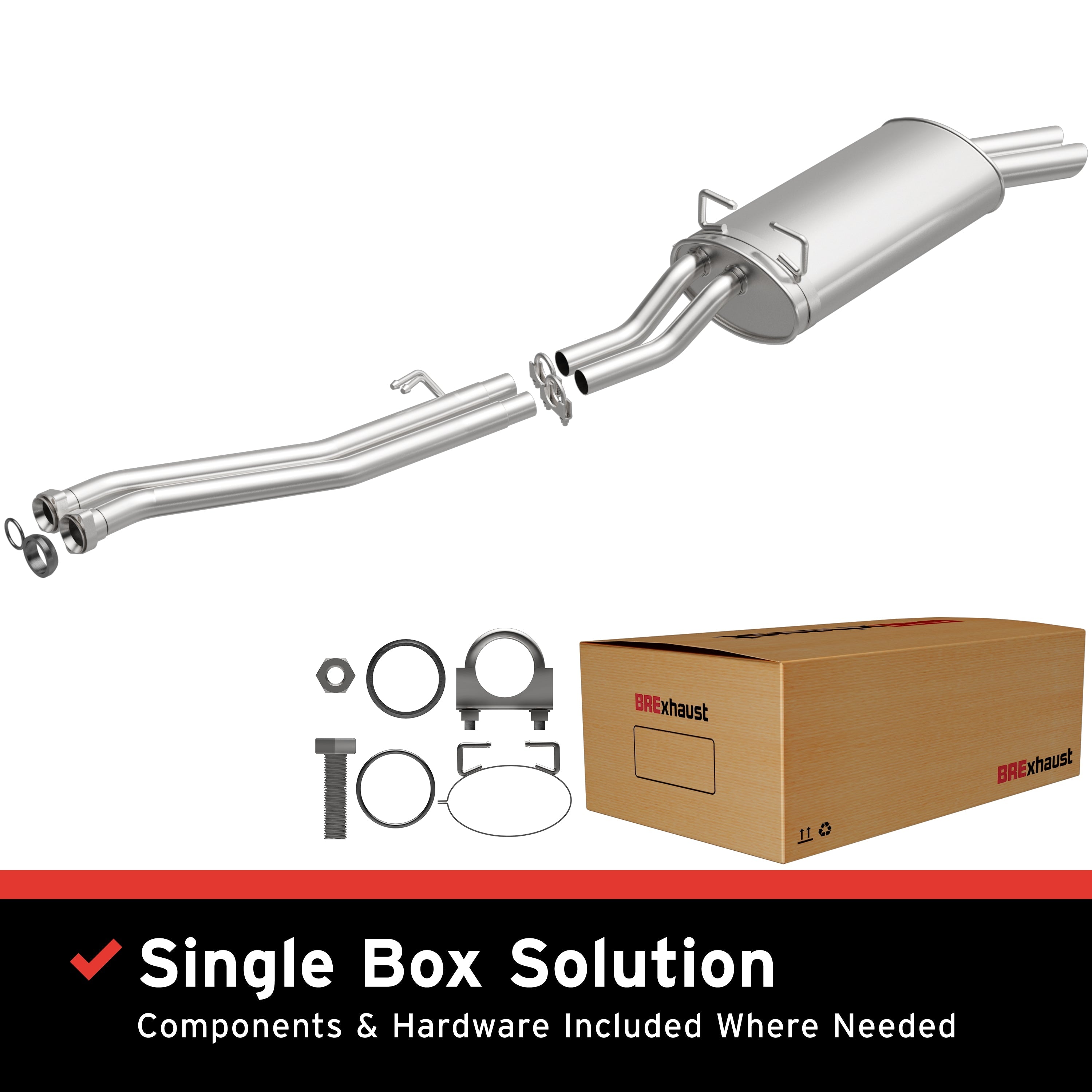 BRExhaust Direct-Fit Exhaust System Kit 106-0316 | MagnaFlow